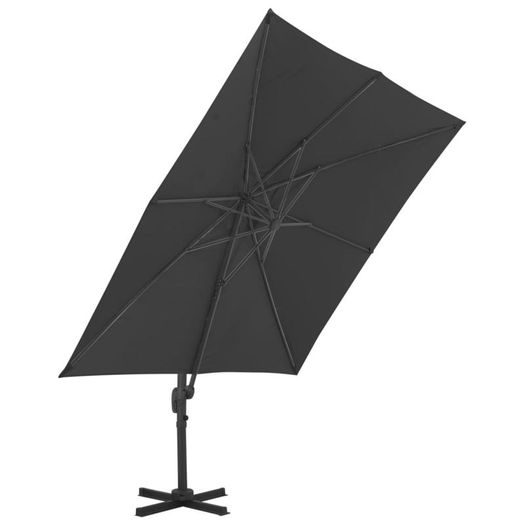 Cantilever Umbrella with Aluminium Pole 300x300 cm Anthracite