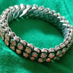 Vintage diamante expandable bracelet