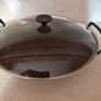 Le Creuset blue wok with glass lid Image 2