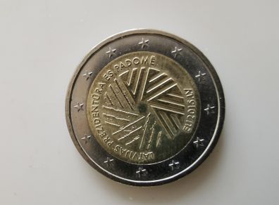 Latvia 2 euro