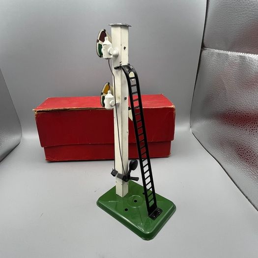 Hornby Series O Gauge No 2 Double Arm Signal - Nice Example - Boxed