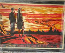 poster Shepard Fairey These Sunsets Are To Die For signed