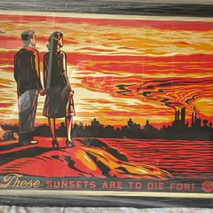 poster Shepard Fairey These Sunsets Are To Die For signed