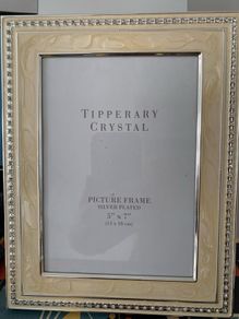 Tipperary Crystal Silver Photo Frame