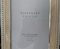 Tipperary Crystal Silver Photo Frame
