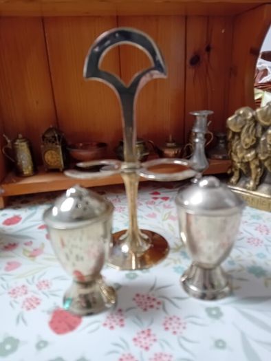Silverplated Condiment Set
