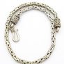 Vintage 925 Silver Byzantine Woven Link Bracelet Image 3