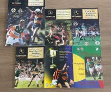 1995 All Ireland Hurling Final, Semi-Final, Leinster Final, Munster Final, League Final, Club Final Match Programmes