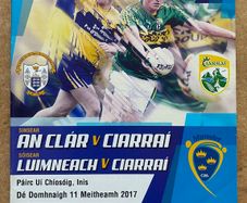 2017 Clare v Kerry - GAA Munster Football Semi-Final Programme