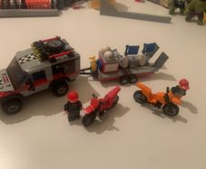 Lego Jeep And motorbike trailer set 4433