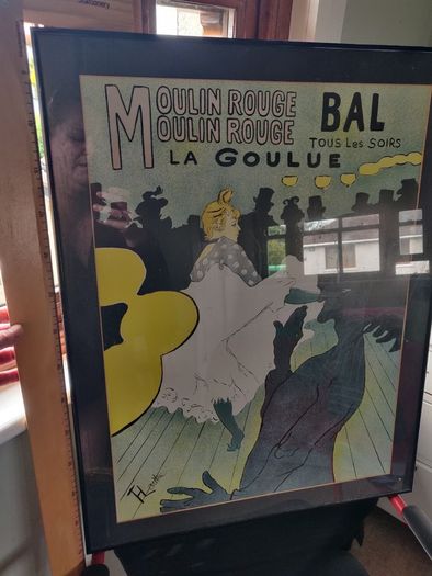 Moulin Rouge Framed Poster, tones are lovely on the poster.