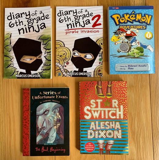 books selection age 8-10