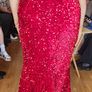 red evening dress Image 2
