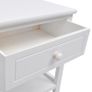 Bedside Cabinets 2 pcs Wood White Image 5