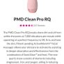 PMD Beauty Clean Pro Rose Quartz Sonic Skin Cleansing Brush PINK Image 2