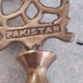 Rare find  Handcrafted Brass Eye Liner Powder Box, Antique Surma Dani . Old Brass Kohl Holder Image 3