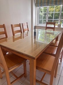 Kitchen table and chairs - solid wood