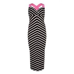 TED BAKER navy white striped red criss cross straps Sz 3 (Fit 10-12UK)