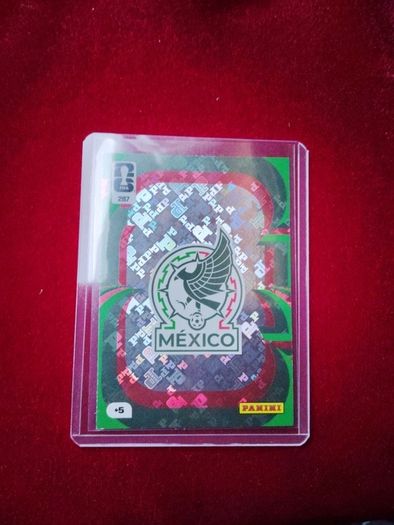 Mexico World Cup Panini country crest card