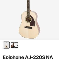 Epiphone AJ220S Solid Top Dreadnought Acoustic Guitar