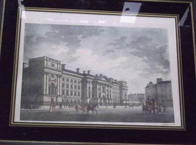 a lovely vintage picture of trinity college by james malton