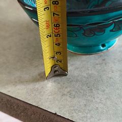 Turquoise Moroccan Bowl 15 cm. W. and 7 cm. hight
