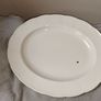 Vintage white serving Platter Image 8