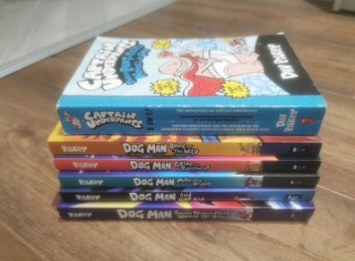 Captain Underpants And Dog Man Books