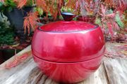 Ice bucket , mid century modern, red ice bucket