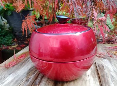 Ice bucket , mid century modern, red ice bucket