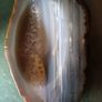 vintage. brown  green. onyx  marble. bowl Image 4