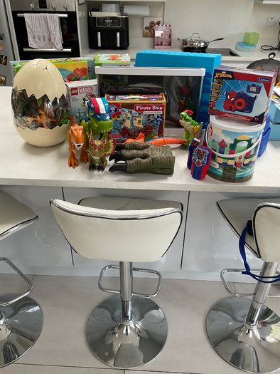 Free box of toys