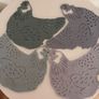 Chicken Felt Table Mats (Laura Ashley) Image 3