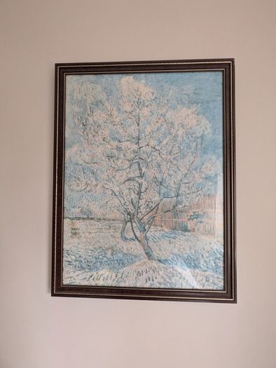 Peach Trees in Blossom Print, Van Gogh in Frame