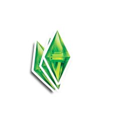 The Sims Plumbob Glossy Sticker 2-Pack
