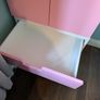 IKEA STUVA Wardrobe & Matching 3 Drawer Chest (Pink & White) Image 6