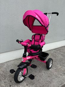 Kiddo 4-in-1 Tricycle with Push Handle - Pink