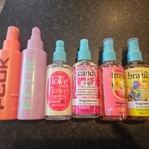 Treacle Moon and Fcuk fragrance and body mist