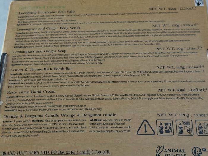 Nurture By Nature Spa Gift Set