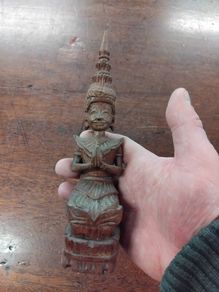 Carved Thai Deity