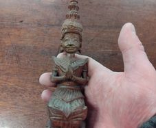 Carved Thai Deity
