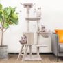 FREE EXPRESS SHIPPING Cat Scratch Posts 145cm Multi-Level Stable Climbing Tower Trees with Ladder, Indoor Pet Activity Furniture Play House for Kitty Kitten Image 5
