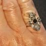 Sterling silver Marcasite ring Image 2
