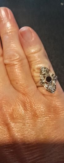 Sterling silver Marcasite ring