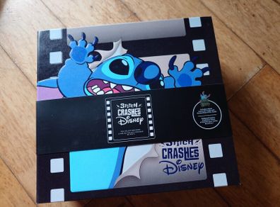 Disney Stitch album crashes pin set
