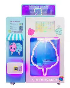 NEW Automatic Cotton Candy Vending Machine