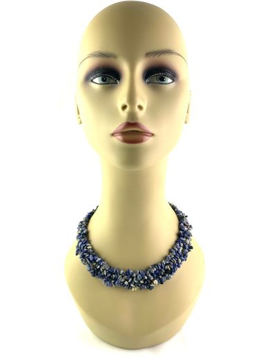 Vintage Sodalite Beaded Necklace