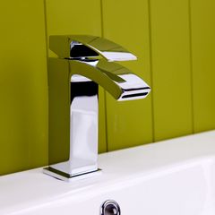 Waterfall Bathroom Mixer Tap | Chrome