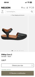 Fitflop brand new flat sandals/ shoes - never worn
