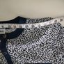 Vintage 80s J Michaels White Navy Occasion dress Postage Included Image 9